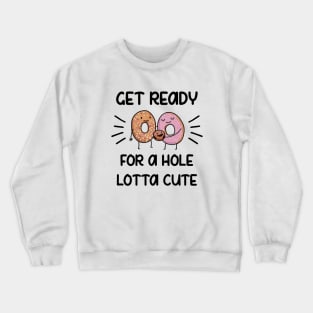 Donut Family Baby Announcement Crewneck Sweatshirt